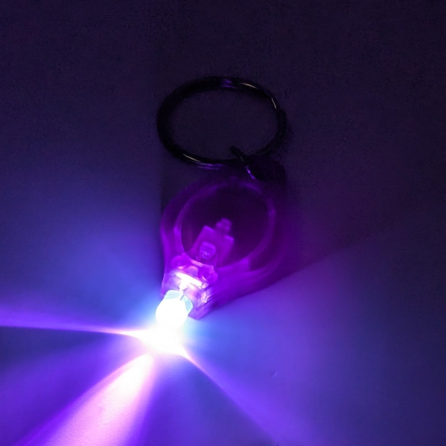 UV keychain flashlight